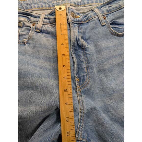 Old Navy Jeans Women 18 light wash Curvy High-Waist OG Straight Ankle Jeans NWT - Picture 6 of 11